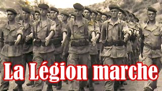 La Légion marche vers le front  Fallschirmjägerlied FremdenlegionTeufelslied Deutsche Übersetzung [upl. by Luapnhoj]