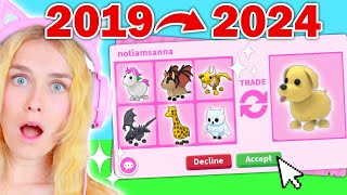 Trading ONE LEGENDARY For EVERY YEAR In Adopt Me Roblox [upl. by Chip906]