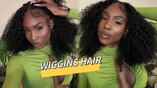 AFFORDABLE HD LACE FRONT CURLY WIG  SUPER NATURAL BEGINNER FRIENDLY WINTER HAIR  FT WIGGINS HAIR [upl. by Giliana]