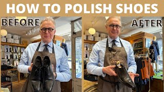 How to polish shoes [upl. by Niar]