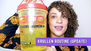 KRULLEND HAAR ROUTINE  MET CG METHODE KRULLEN PRODUCTEN update [upl. by Bianchi]