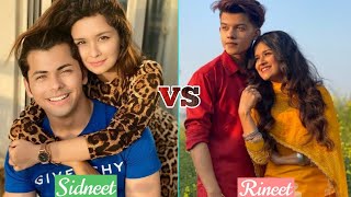 Sidneet VS Rineet ❤️  Reels Battle 🔥  ToThePoint 🌼 [upl. by Adnirual]