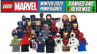 EVERY LEGO Marvel Winter 2025 Minifigure  RANKED  REVIEWED [upl. by Ynnelg741]