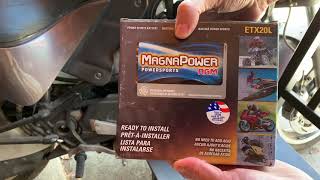 Magnapower AGM Motorcycle Battery Review [upl. by Astraea]