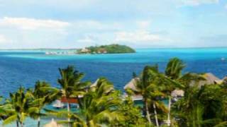 Vue sur la baie Taahana  Bora Bora  Polynésie française [upl. by Fugere]