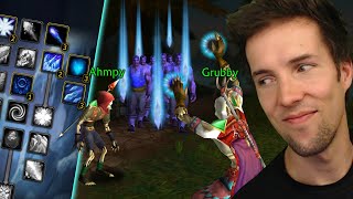 Ahmpy teaches Grubby the SECRET ART of AoE FARMING Very high death risk  WoW Classic [upl. by Etak]