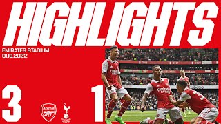 HIGHLIGHTS  Arsenal vs Tottenham Hotspur 31  Partey Jesus Xhaka [upl. by Eusoj]