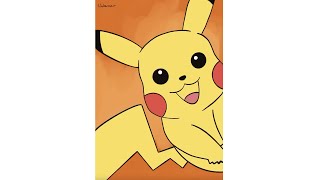 HOW TO DRAW PIKACHU [upl. by Hazmah]