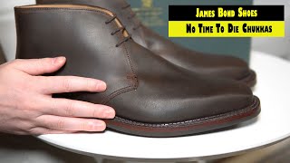 Crockett amp Jones Molton Chukkas In Roughout Suede Review  James Bond No Time To Die Official Shoes [upl. by Ajnotal]