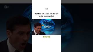 Wenn du um 2230 Uhr auf die heuteshow wartest  heuteshow shorts [upl. by Irrok]