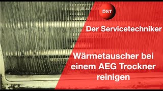 Wärmetauscher bei einem AEG Trockner reinigen [upl. by Nealah653]