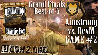 Company of Heroes 2 Aimstrong vs DevM Grand Finals G2 [upl. by Larsen316]