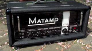 Matamp GT40 Test Clips quotVintage Modquot [upl. by Gant]