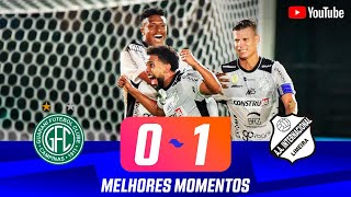 GUARANI 0 X 1 INTER DE LIMEIRA MELHORES MOMENTOS  6ª RODADA  PAULISTÃO 2024 [upl. by Anerak]