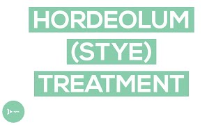 Hordeolum Stye Treatment  Exactly How To Treat This Annoying Eyelid Condition [upl. by Eiznik]