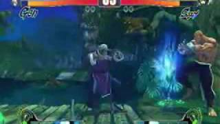 Yeb Gen vs Floe Sagat from West Coast Warzone Street Fighter 4 [upl. by Casmey]