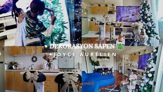 WELCOME POU DEZYEM PATI VIDEO DEKORASYON SAPEN M LAN SALON AN AK KWIZIN MW AN POU NWEL LA ENJOY🎄 [upl. by Enalahs410]