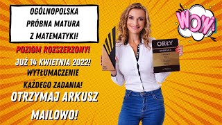 Próbna matura z matematyki 2022 poziom rozszerzony Arkusz  rozwiązanie matematyka matura [upl. by Drabeck355]