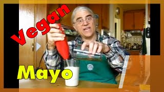 Bill Dube Cooks Vegan Mayo recipe with BAMIX mixer [upl. by Cherice]