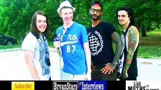 Like Moths To Flames Interview 2 Chris Roetter amp Aaron Evans 2012 [upl. by Hillel]