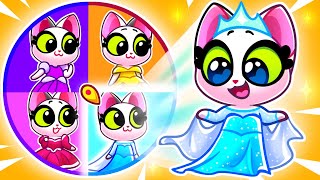 Lucy Is A Princess 👑Princess Dress Up 🎀 PurrPurr Stories Cartoon for Kids [upl. by Fedora]