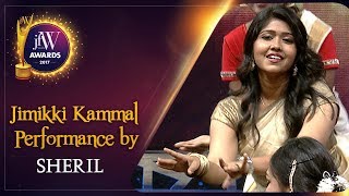 Jimikki Kammal Performance by Sheril amp Anna Jimikki Kammal Song  JFW Achievers Awards 2017  JFW [upl. by Nwahshar121]