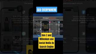 Gen Z and Millenium use Social Nedia As Search Engine [upl. by Kimon329]