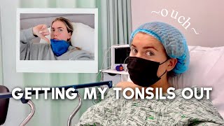 MY TONSILLECTOMY EXPERIENCE VLOG  Surgery amp Recovery [upl. by Jabez168]