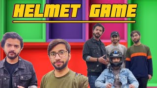 GUESS THE PERSON WHO HIT THE HELMET WITH LOVELY FRIENDS😂helmetgamesfunny videotrending [upl. by Eenahs]