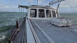 UnderSail Tour of the Cheoy Lee 52 Motorsailer [upl. by Bugbee]