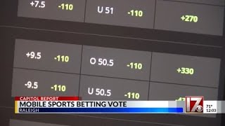 NC Senate to vote on sports betting [upl. by Jordans]