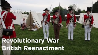 Revolutionary War British Soldier Camp Life [upl. by Eema]