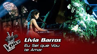 Lívia Barros  quotEu sei que vou te amarquot  2ª Gala  The Voice Kids [upl. by Annaitsirk]