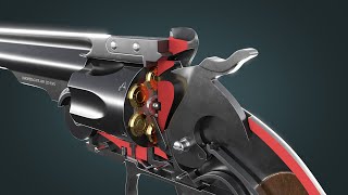 How a Schofield Revolver Works [upl. by Spearing754]