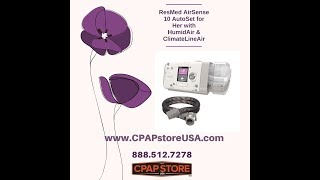 Introducing AirSense™10 AutoSet™ for Her CPAP Machine CPAP Store USA [upl. by Carbone]