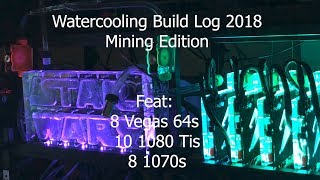 30000 of Overkill Liquid Cooled PCs and mainly Mining Rigs  Watercooling Build Log 1 [upl. by Sullecram]