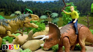 Entlaufener Dinosaurier kinderfilm Deutsch  BIBO und Spielzeug [upl. by Asen668]