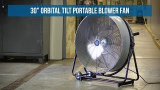 30 Inch Orbital Tilt Portable Blower Fan  Direct Drive [upl. by Lama934]