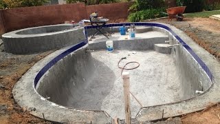 Building a Swimming Pool  Gunnite  TIMELAPSE [upl. by Alisha]