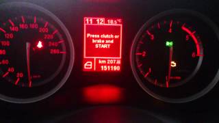 Alfa Romeo 159 19 JTDm cold start [upl. by Marasco18]