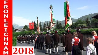 Fronleichnamsprozession 2018  Kirchberg in Tirol [upl. by Novahs436]