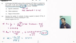 isc chemistry specimen paper 2023 section D  solved isc chemistry specimen paper 2023 [upl. by Nolava]