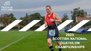 HIGHLIGHTS 2023 Scottish National Duathlon Championships [upl. by Annelak433]