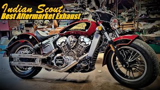 Indian Scout Best Exhaust Upgrade amp Sound Comparison [upl. by Turner]