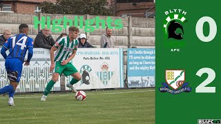 Highlights Blyth Spartans 02 Basford United [upl. by Merriott47]