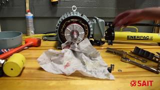 Electric motor bearing replacement [upl. by Auop]