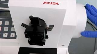 Microm HM355S Microtome [upl. by Refinney918]