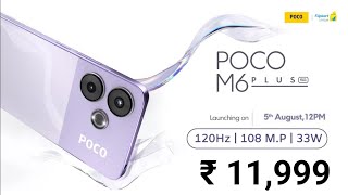 Poco M6 Plus 5GOfficial India Launch Date IPoco M6 Plus Price in India amp Specs poco M6plus viral [upl. by Pinette]