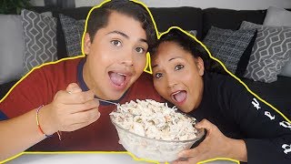 COCINANDO CON MARTITA Ensalada De Pollo  MUKBANG eating amp cooking show [upl. by Ariamoy791]