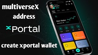 how to create xportal wallet  xportal wallet kaise banaen full process  multiversex address [upl. by Dulcie]